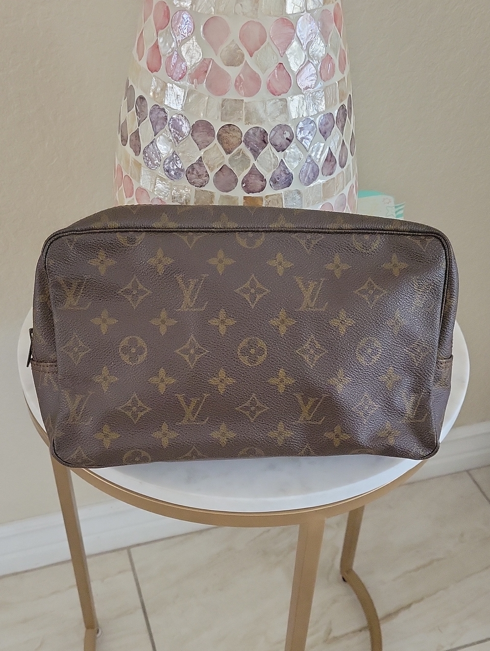 Louis Vuitton Monogram Canvas Toiletry Bag Size 28